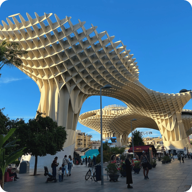 Metropol Parasol Sevilla stedentrip Spanje