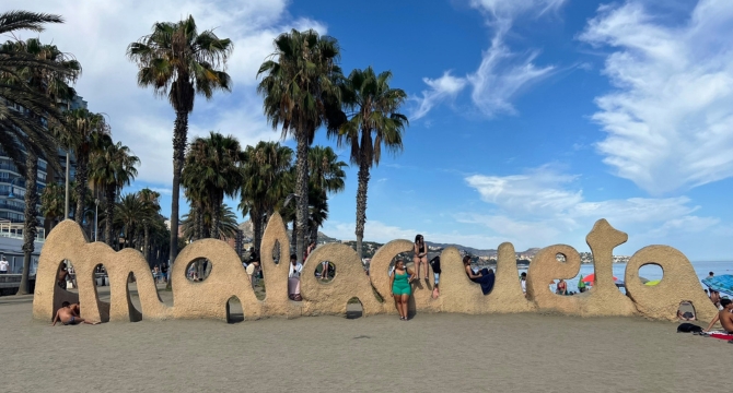 Spanje Malaga Playa Malagueta