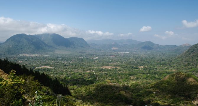 Panama El Valle de Anton uitzicht