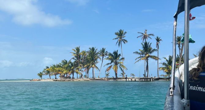 Panama San Blas eilanden vanaf de boot