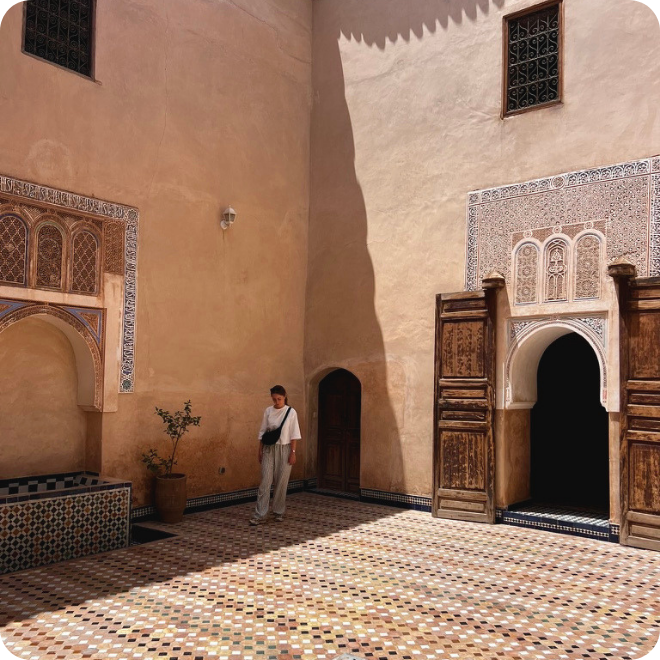 Bahia Paleis in Marrakech Marokko